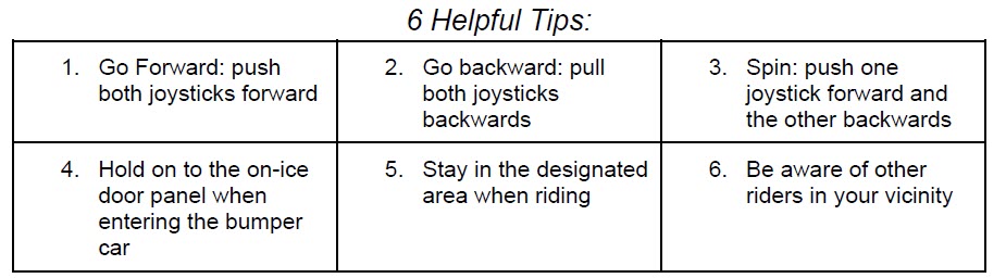 bumper cars on ice helpful tips bumper cars on ice helpful tips