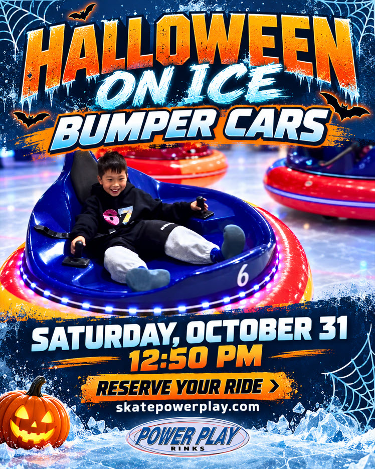 halloween in ice bumper cars